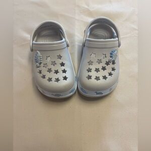 First Steps Baby Boys' Dinosaur Star Clogs Tan White Size 6 Casual Slip On